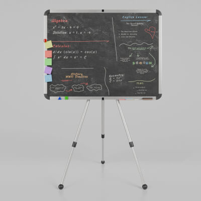 Metal Blackboard - Customizable Rectangular Chalkboard