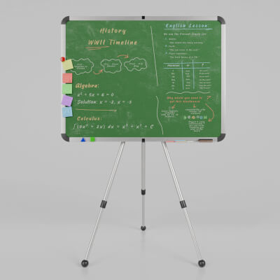 Metal Greenboard - Customizable Rectangular Chalkboard