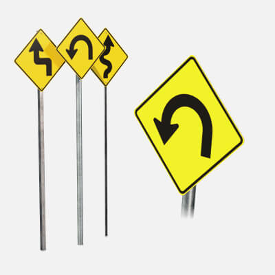 Road Signs - Roadway Curvature Warning