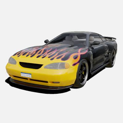 Sport Flame Car