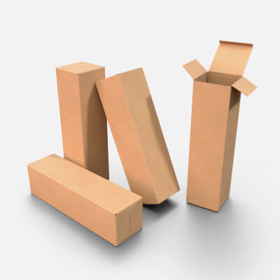 Tuck Top Box - Tall Narrow Packaging Box