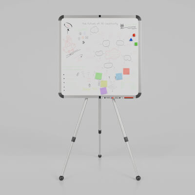 Whiteboard - Customizable Square Writing Board