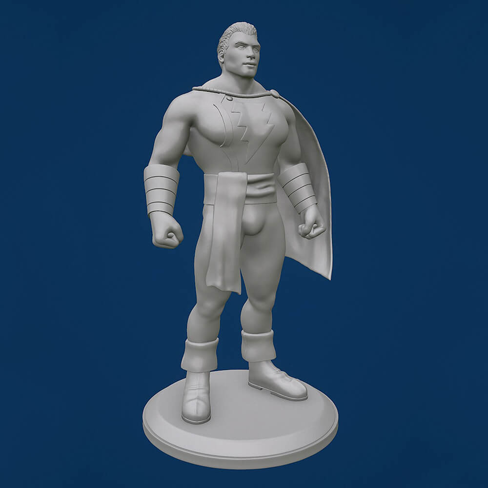 Captain Marvel - 3D Model by 3DPrintingDesigner