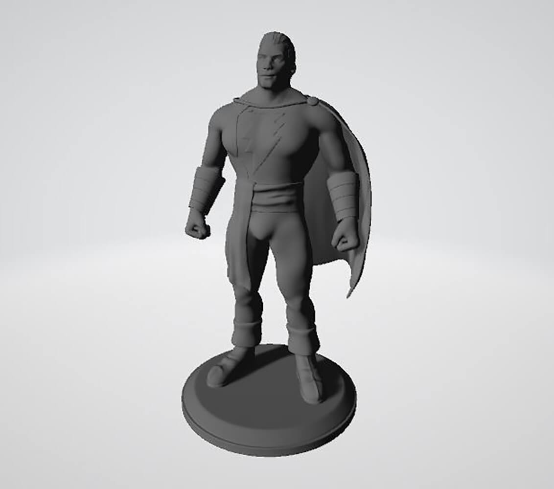 Captain Marvel - 3D Model by 3DPrintingDesigner