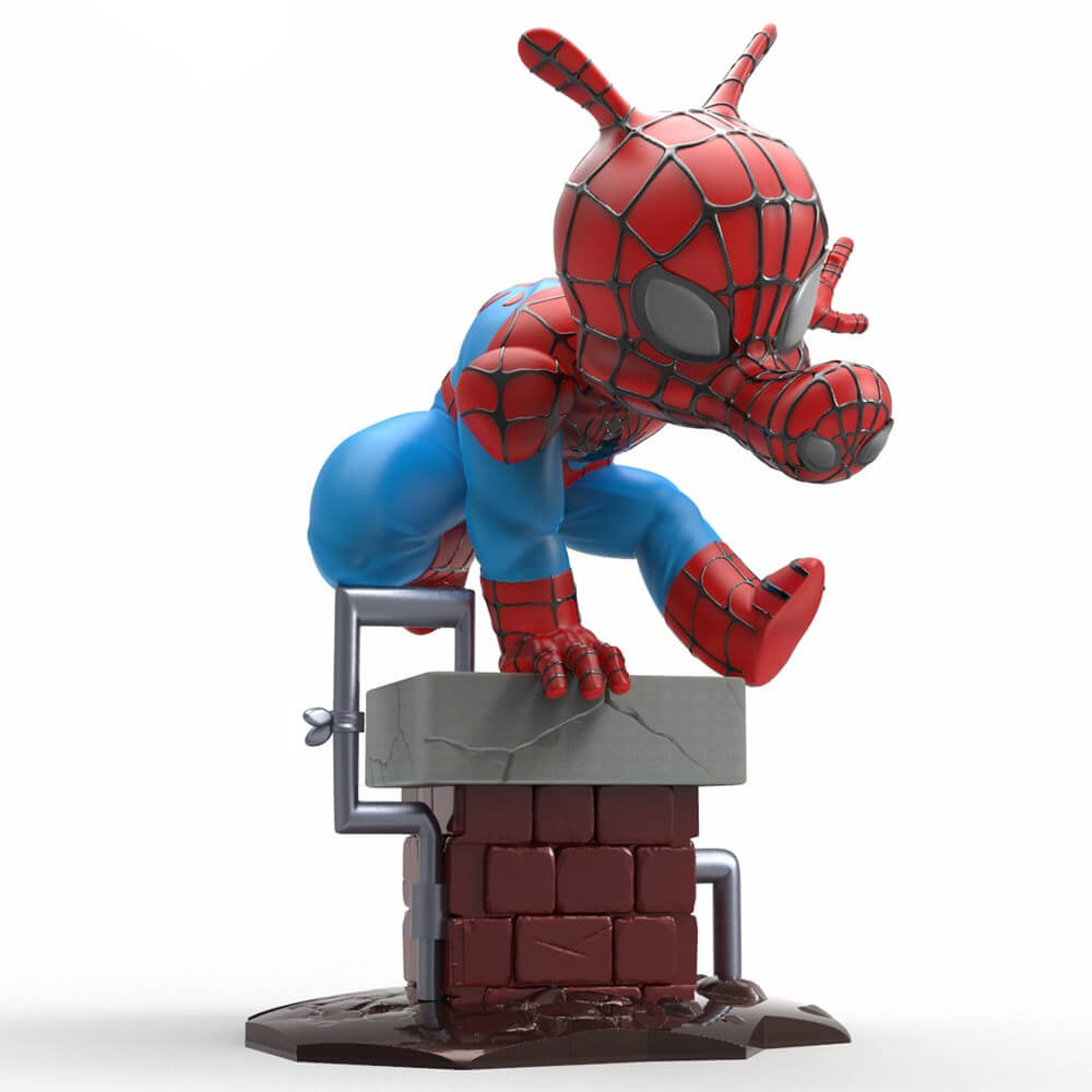 Chibi Spiderman - 3D Print Model by 3DPrintingDesigner