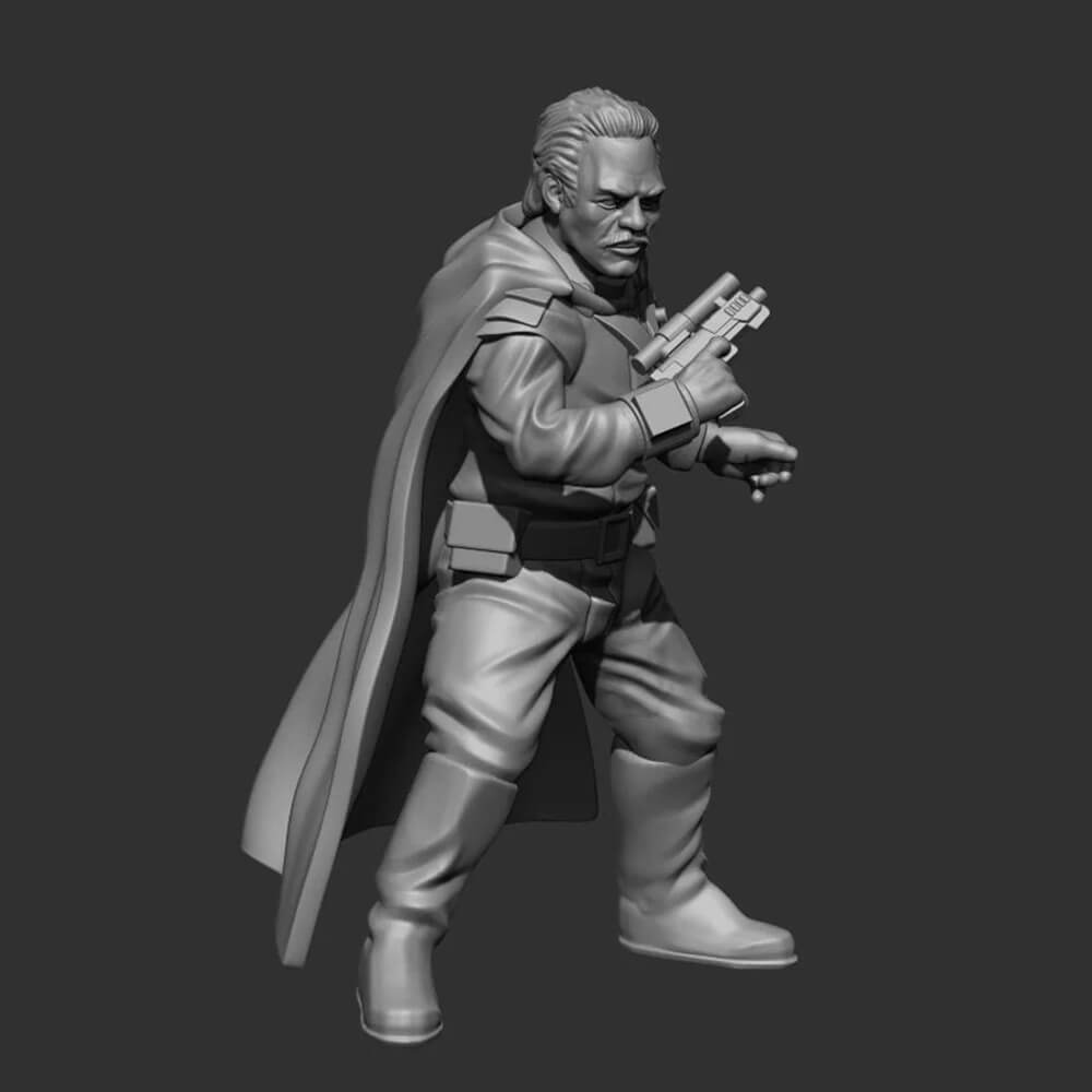 Insurgent Scoundrel Commander - 3D Print Model by 3DPrintingDesigner