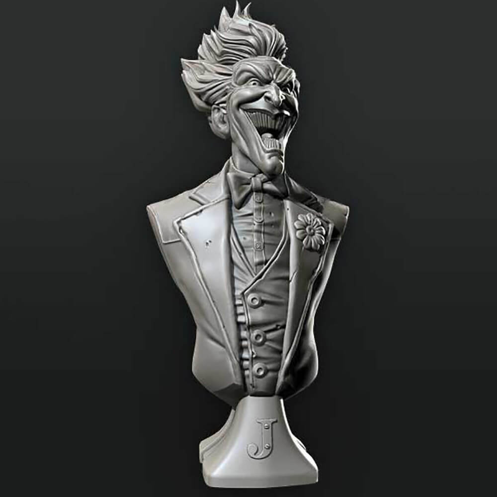 Joker Bust (Joker Bust) 3D Print Model by 3DPrintingDesigner