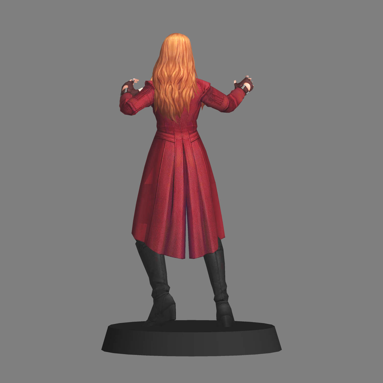 Scarlet Witch - 3D Model by 3DPrintingDesigner