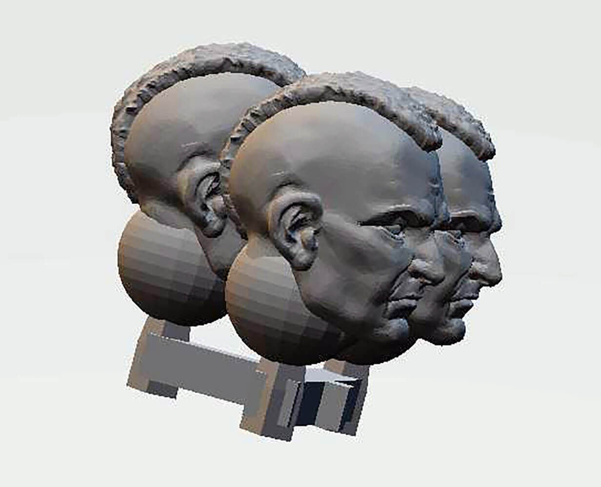 Vanguard Heads - 3D Model by 3DPrintingDesigner