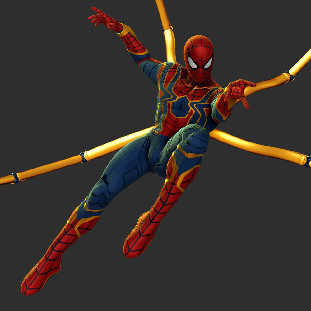 Spiderman Vs Doctor Octopus - 3D Print Model by 3dprintmodel91