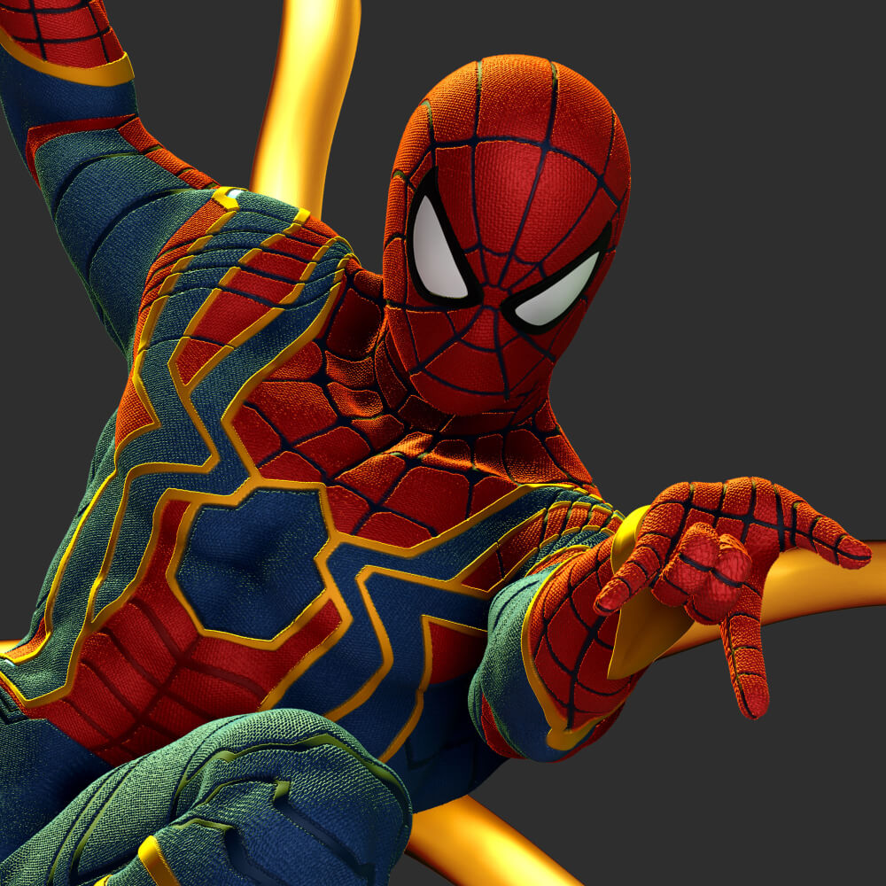 Spiderman Vs Doctor Octopus - 3D Print Model by 3dprintmodel91