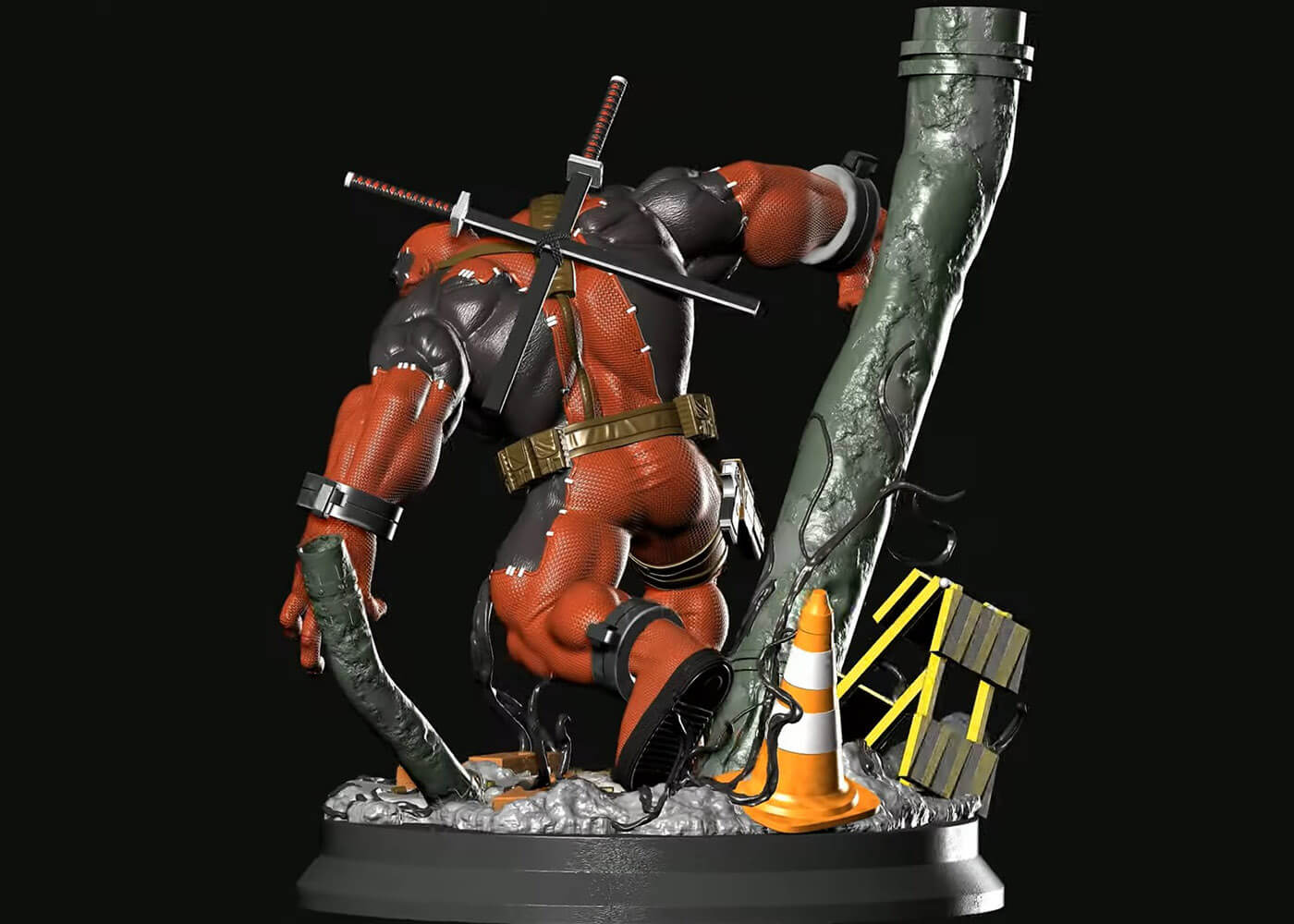 Venompool Statues - 3D Model by 3dprintmodel91