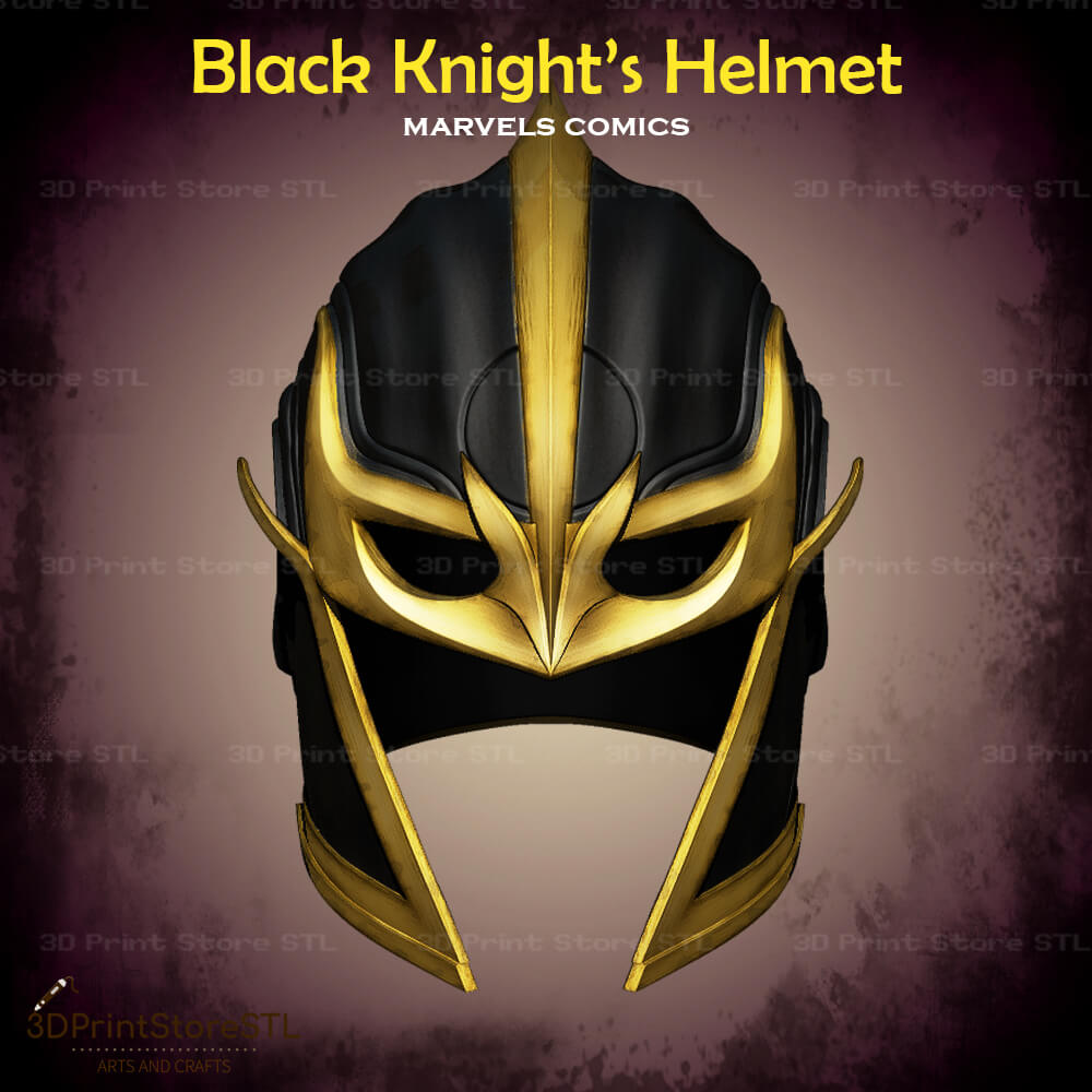 Black Knight Helmet Cosplay Marvel Comics 3D Model by 3dprintstorestl