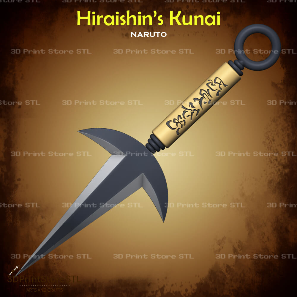 Namikaze Minato Hiraishin Kunai Cosplay Naruto Stl File 3D by