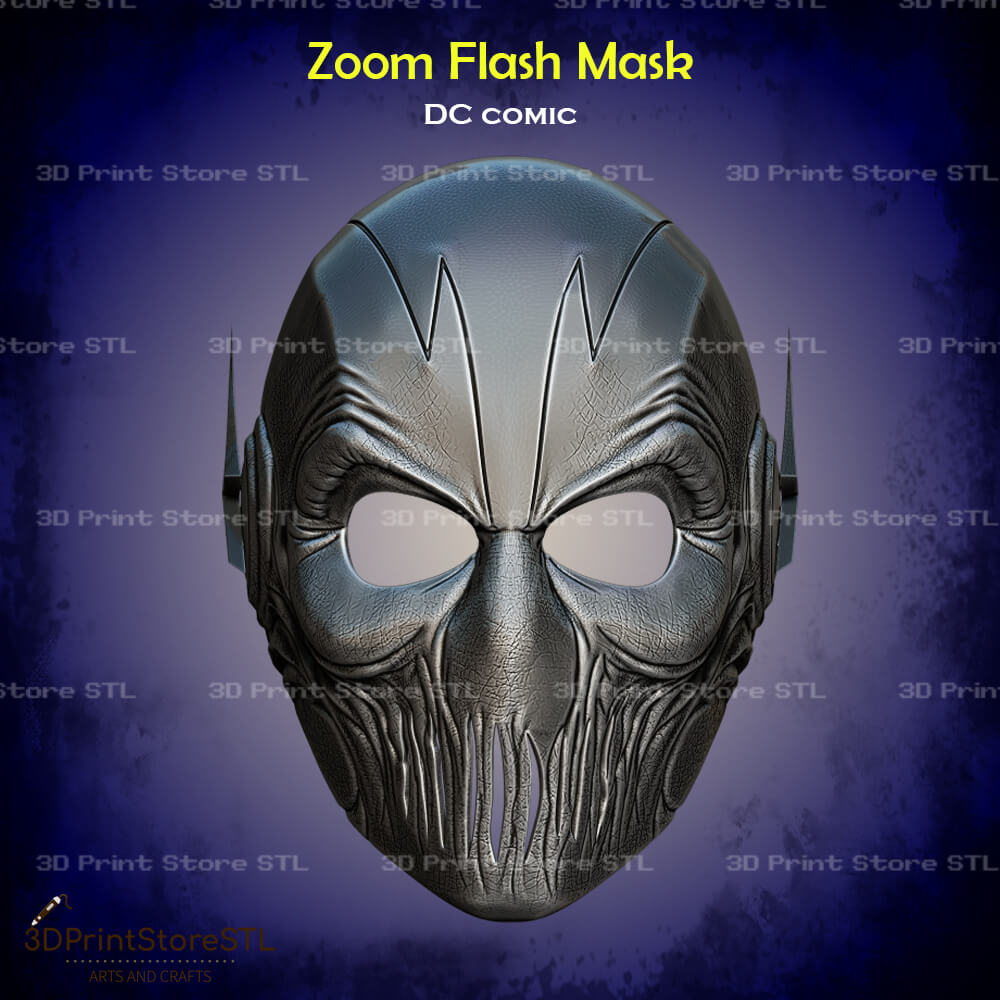 Zoom Flash Mask From The Flash 3D Print Model by 3dprintstorestl