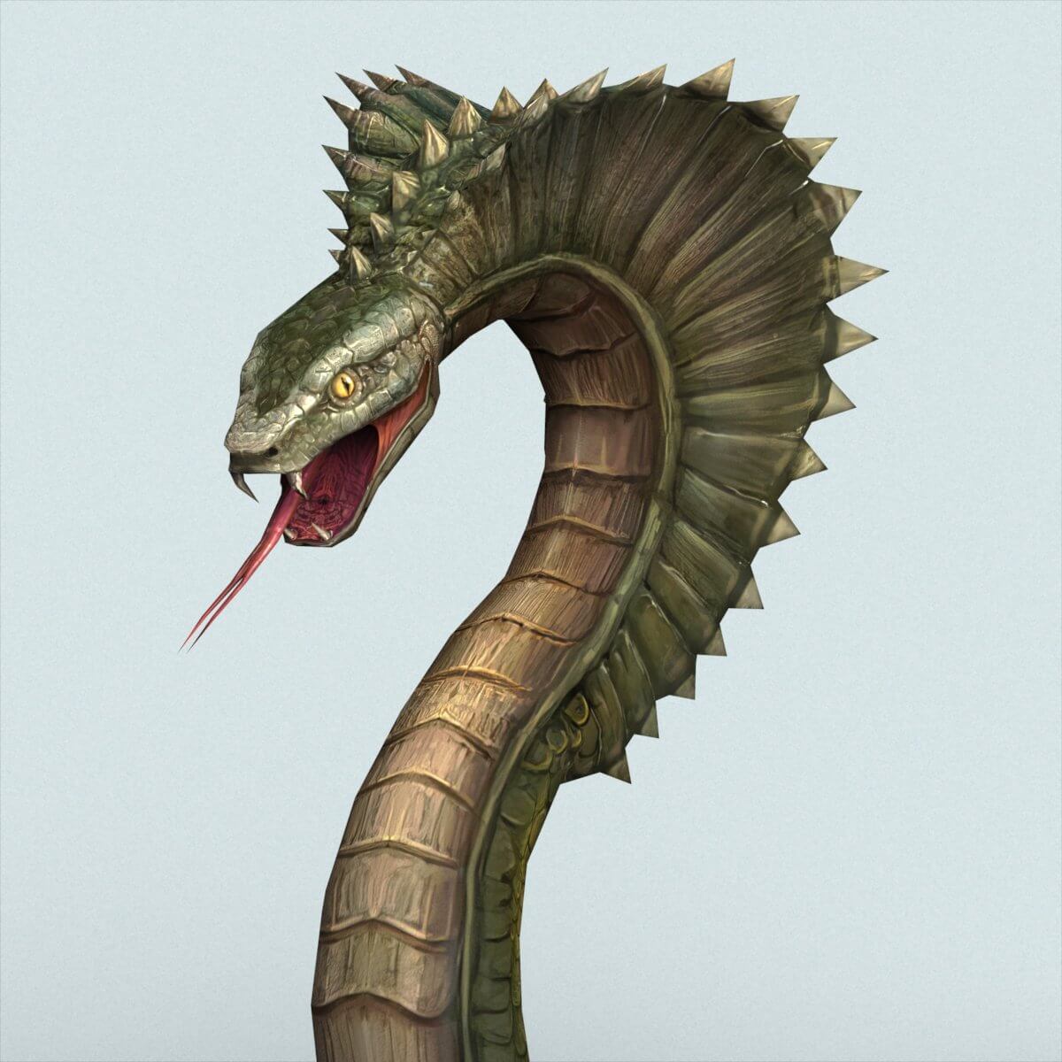 Fantasy Monster Python - 3D Model by 3dseller