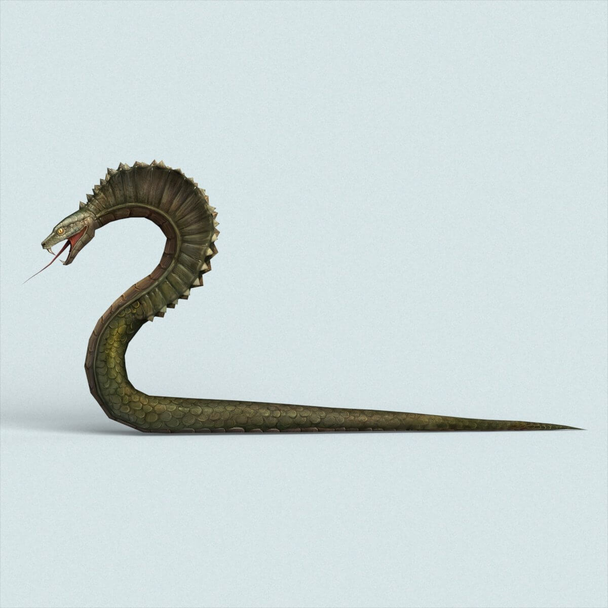 Fantasy Monster Python - 3D Model by 3dseller