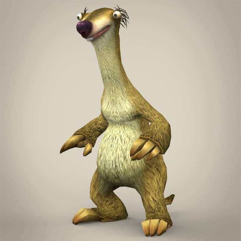 Sid From Ice Age 3D Model By 3dseller