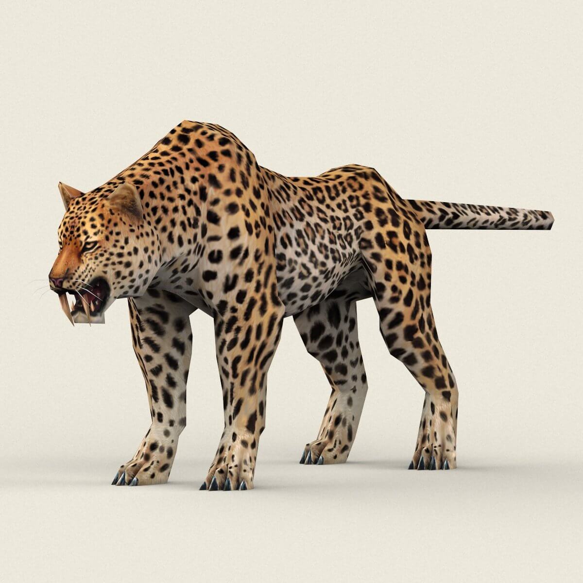 Leopard - 3D Model by 3dseller