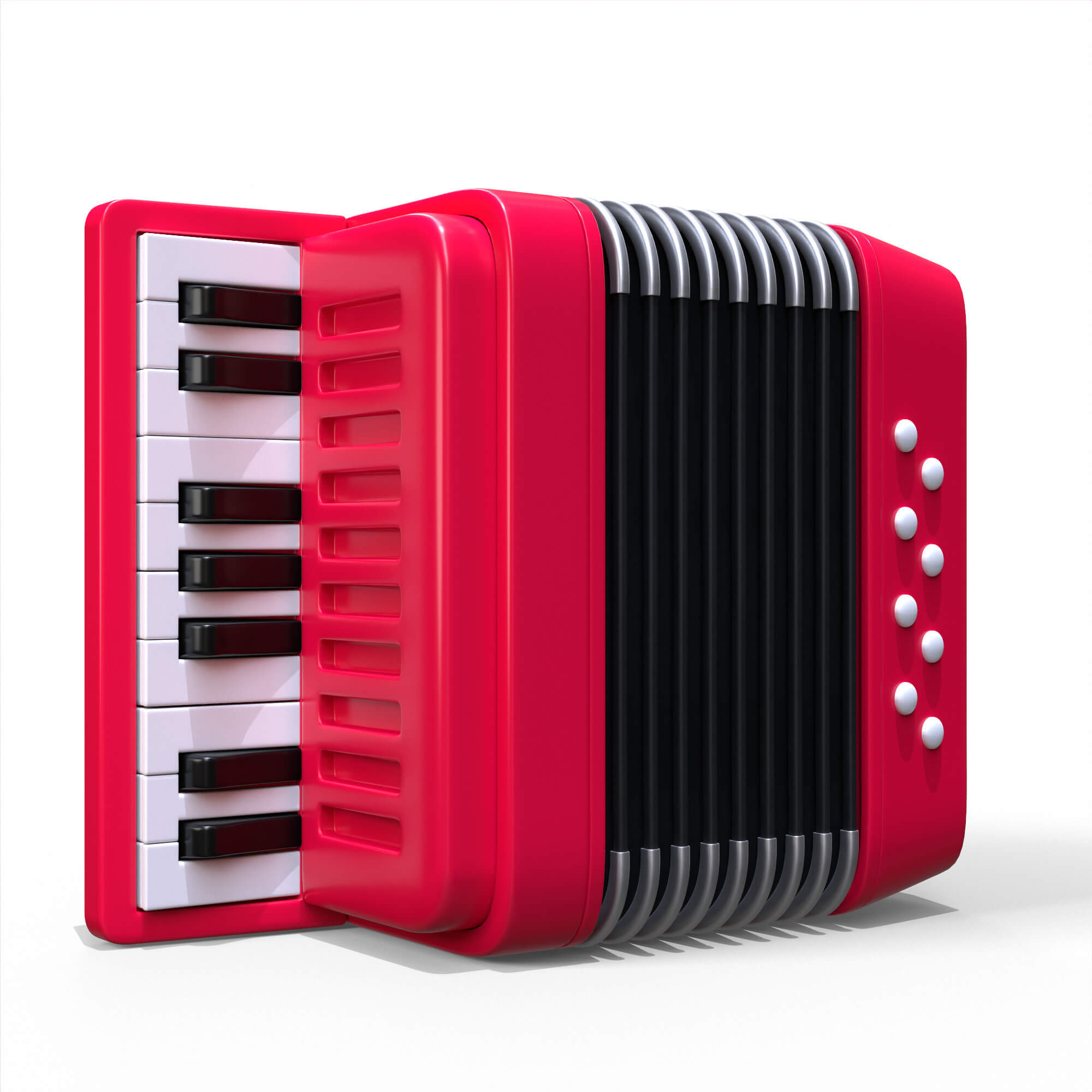 Accordion 3D Model by
