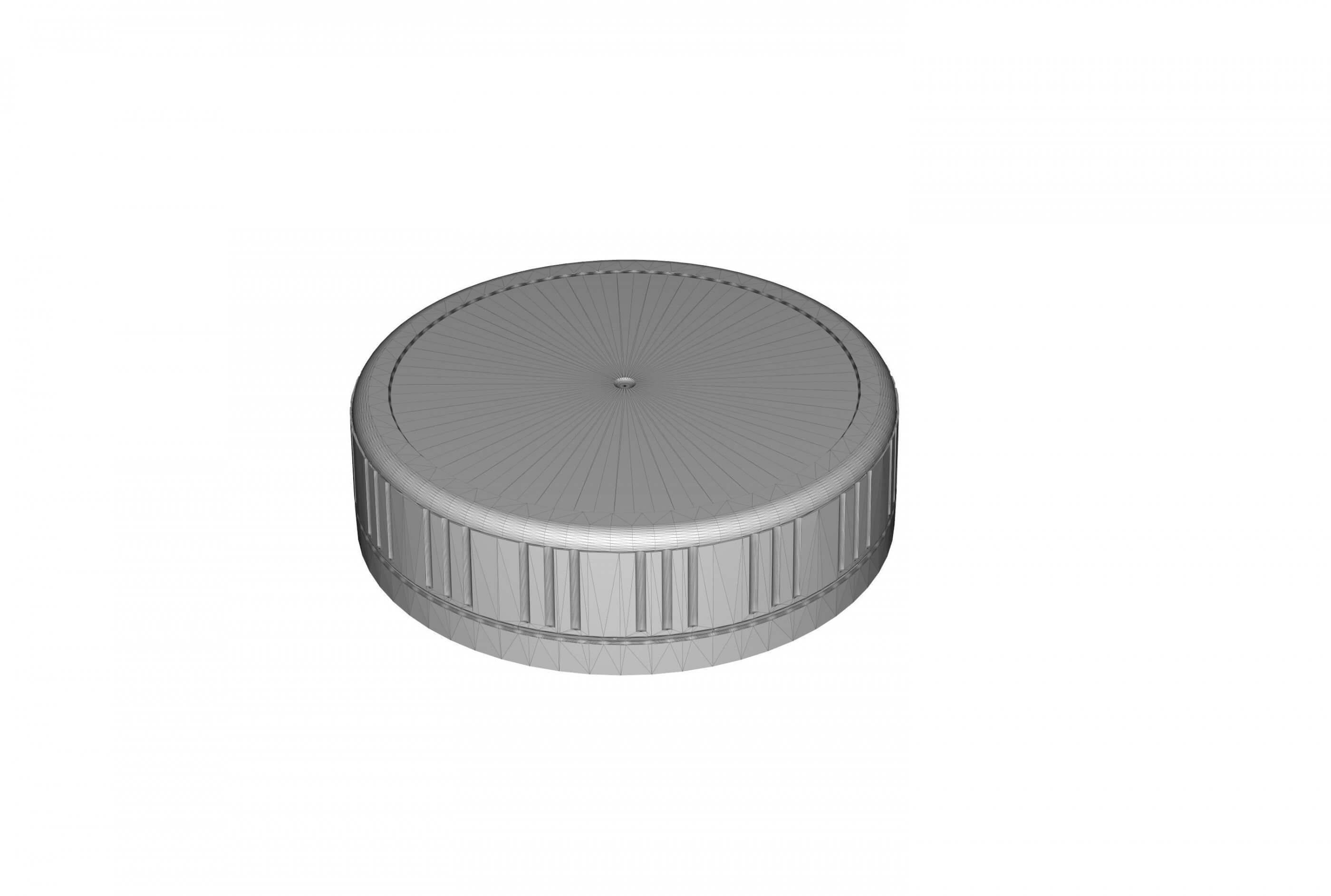 Bottle Screw Cap - 3D Model by 3dsldworks