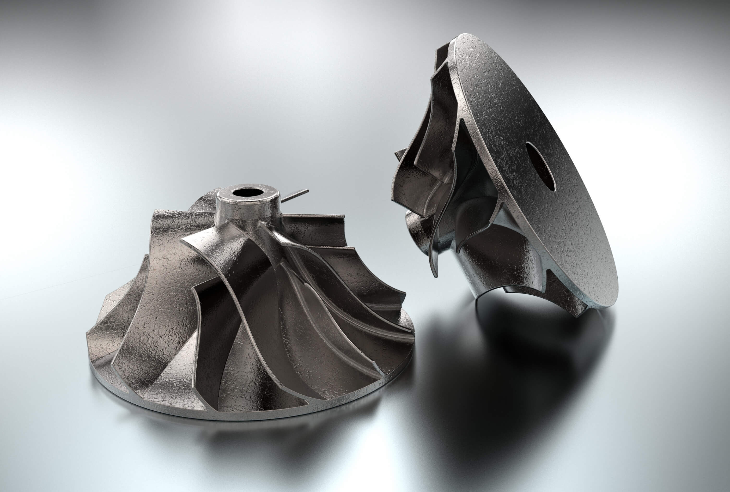 Turbo Impeller 3D Print Model by 3dsldworks