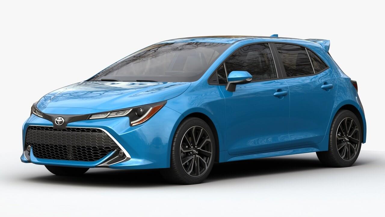 Toyota Corolla Hatchback 3D Model by 3DStarving