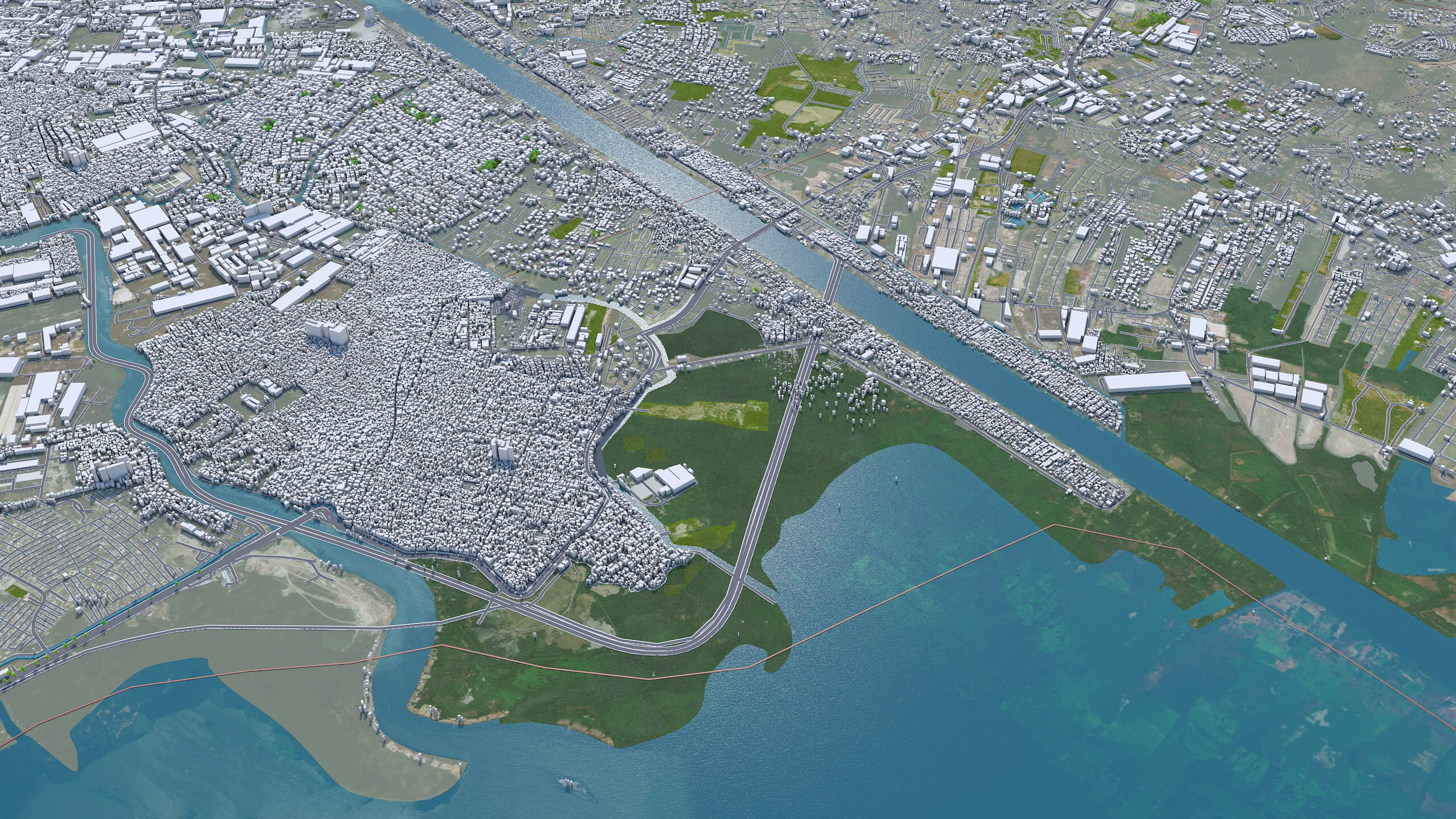 Antipolo City Rizal Philippines 3D Model 30km by 3dstudio