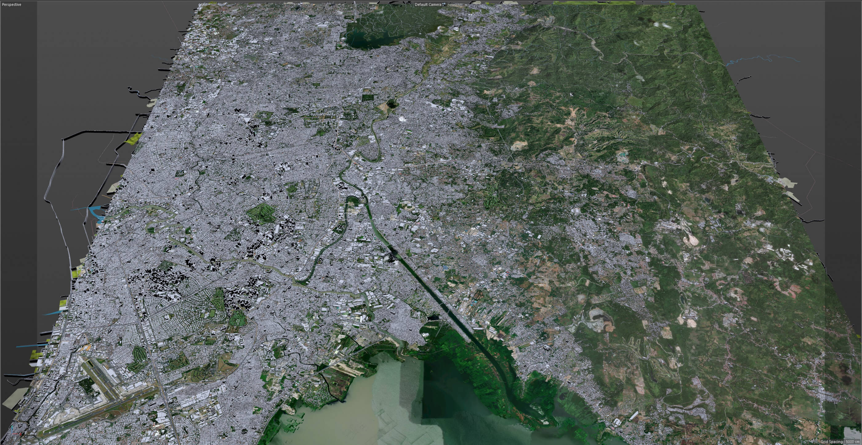 Antipolo City Rizal Philippines 3D Model 30km by 3dstudio