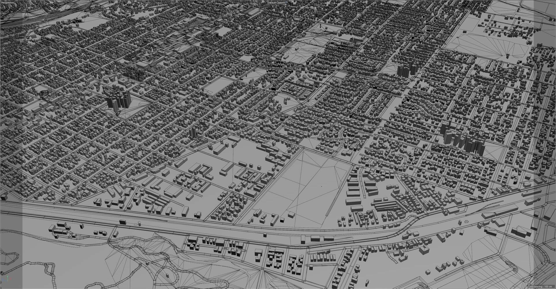 Arroyo Grande, California USA 20km 3D Model by 3dstudio