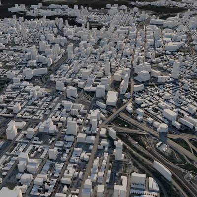 Baltimore Maryland - 3D Model by 3dstudio