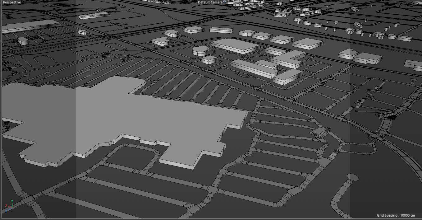 Bismarck North Dakota 3D Model by 3dstudio