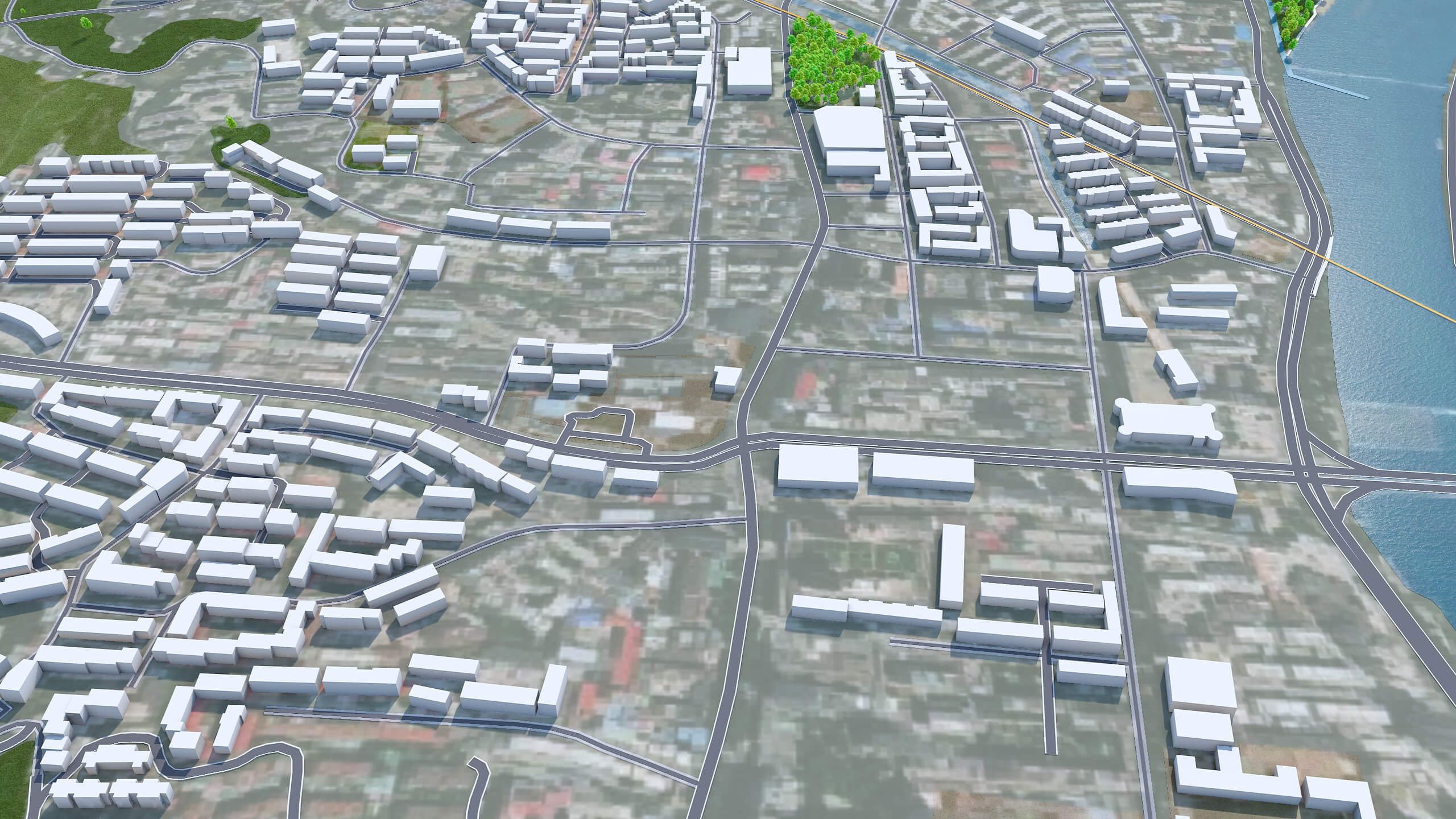Chengde City Hebei China 3D Model 45km by 3dstudio
