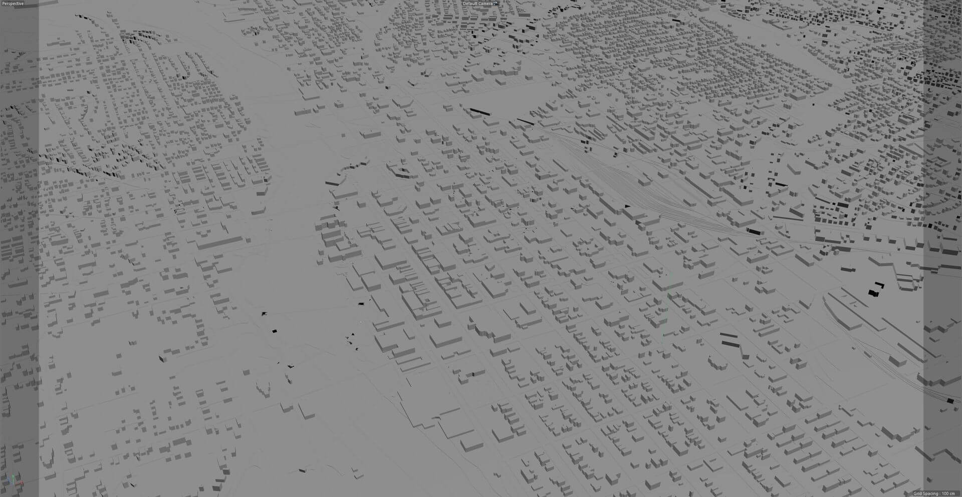 Columbus, USA 50km 3D Model by 3dstudio