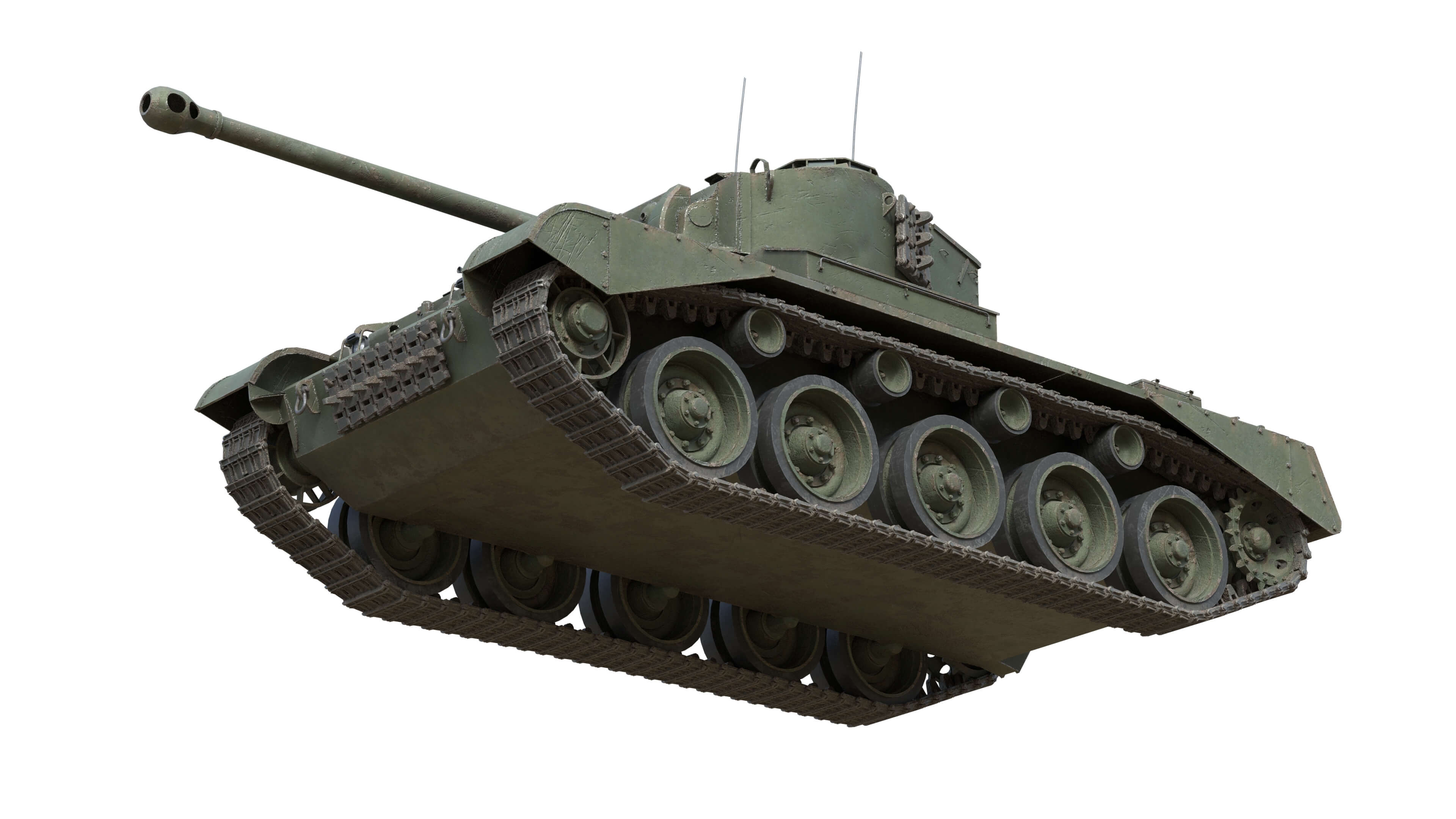 Comet 1 A34 British Cruiser Tank - 3D Model by 3dstudio