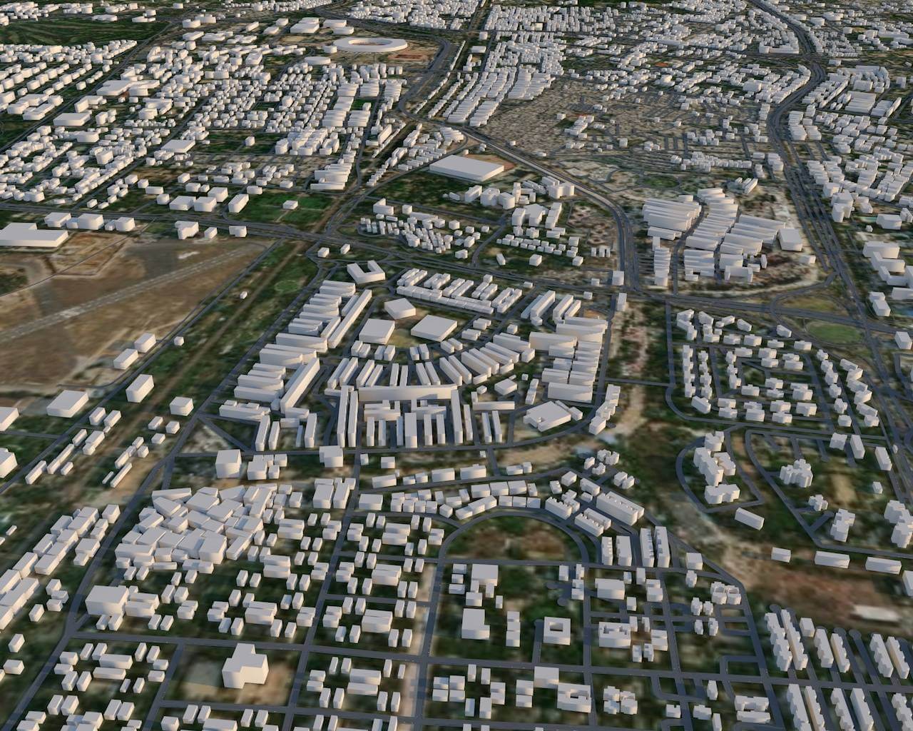 Delhi India 3D Model by 3dstudio