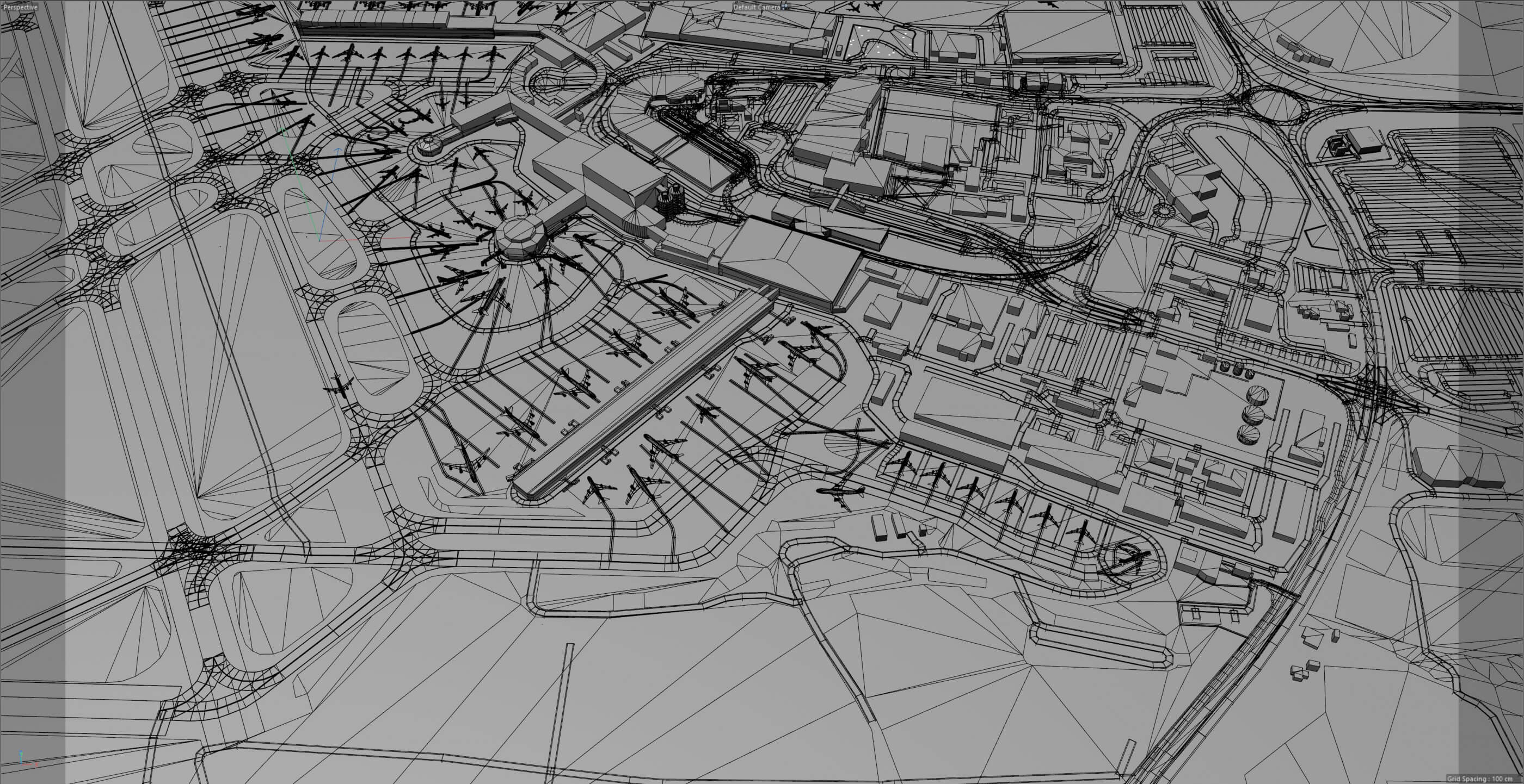 Dublin Airport 3D Model by 3dstudio