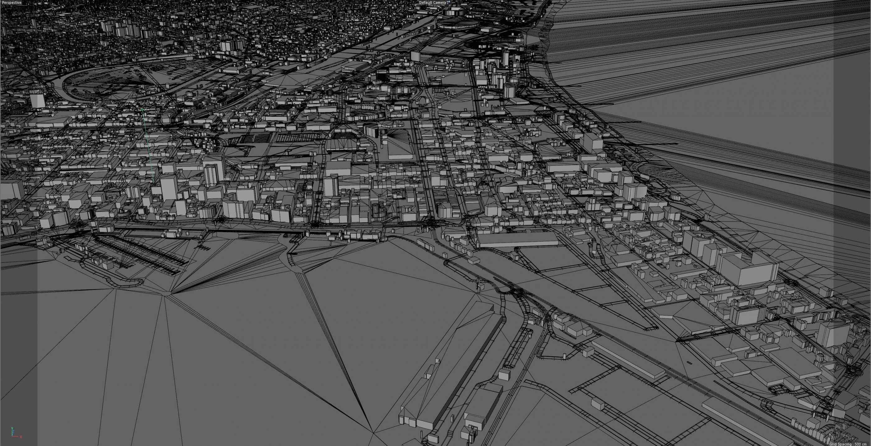 Durban City South Africa 3D Model 30km by 3dstudio