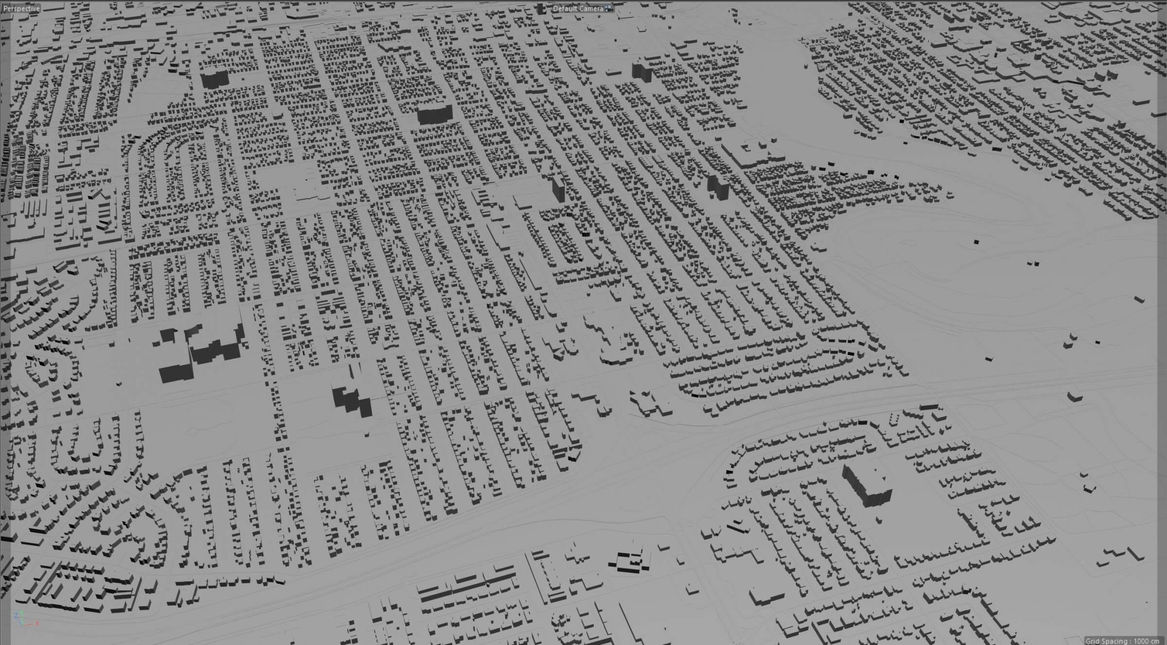 Fargo North Dakota 40km 3D Model by 3dstudio