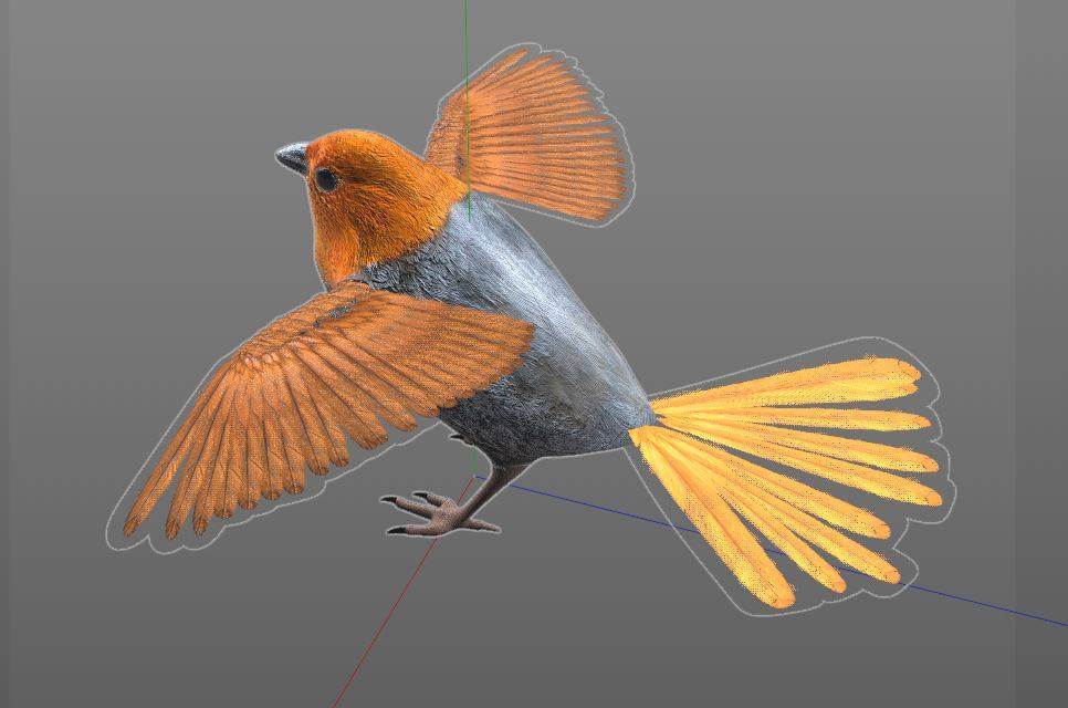 Finch - 3D Model by 3dstudio