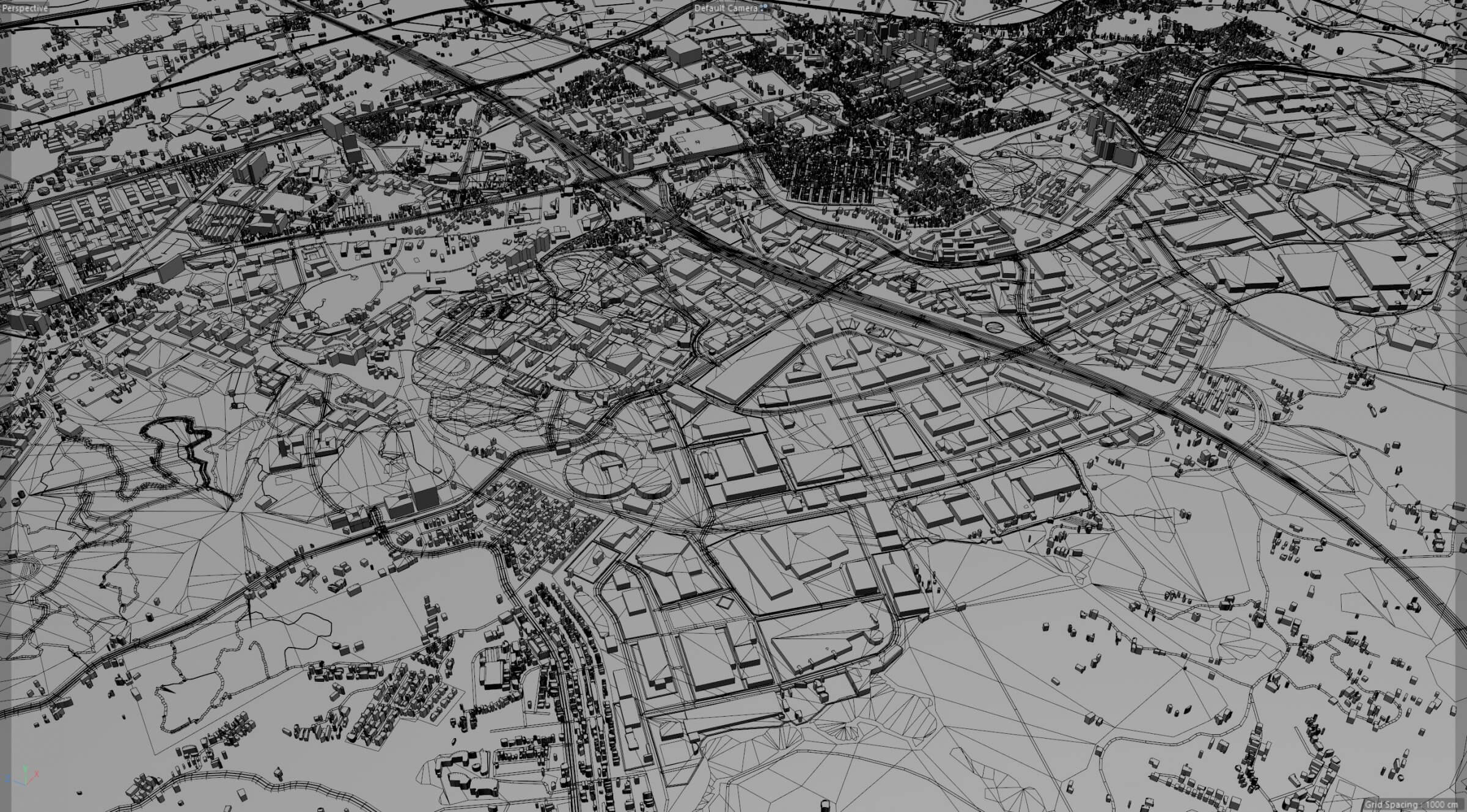 Hsinchu, Taiwan 50km AI 3D Model by 3dstudio