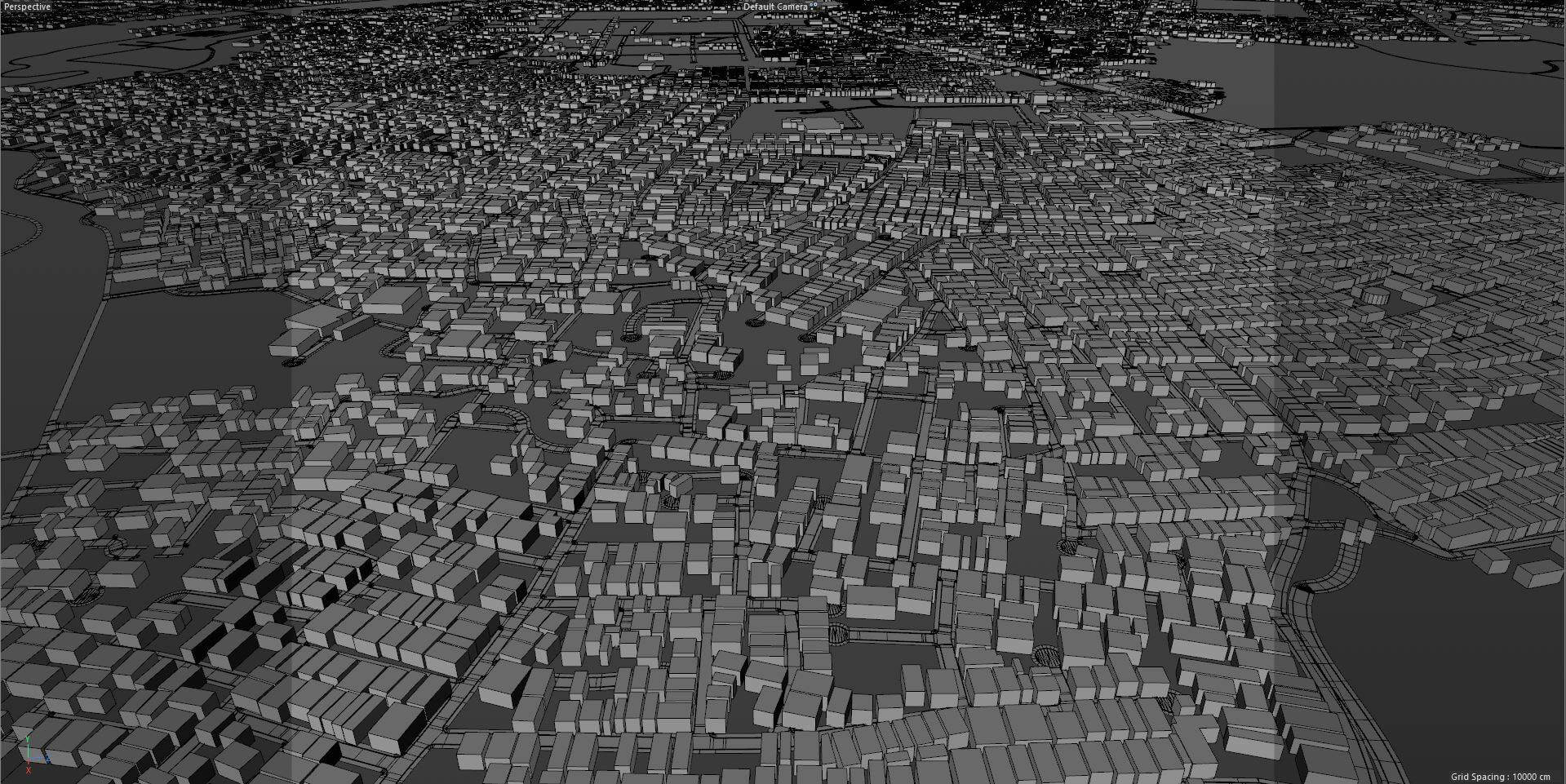 Hyderabad India 3D Model by 3dstudio