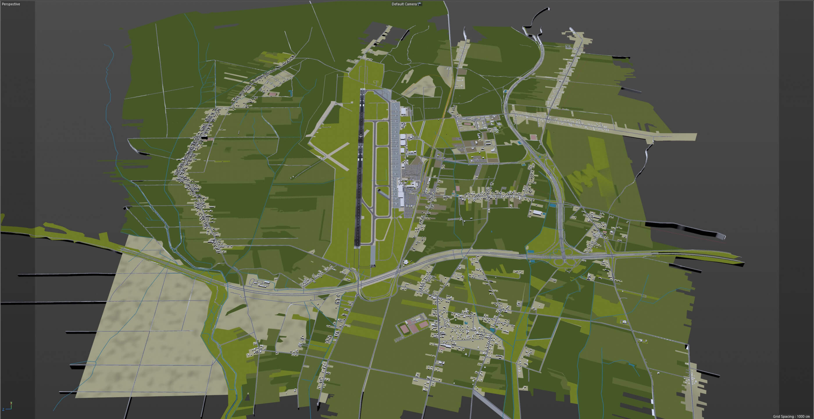 Curated visual reference: Fresh Look at Katowice Wojciech Korfanty Airport 3D Model 10Km By 3Dstudio