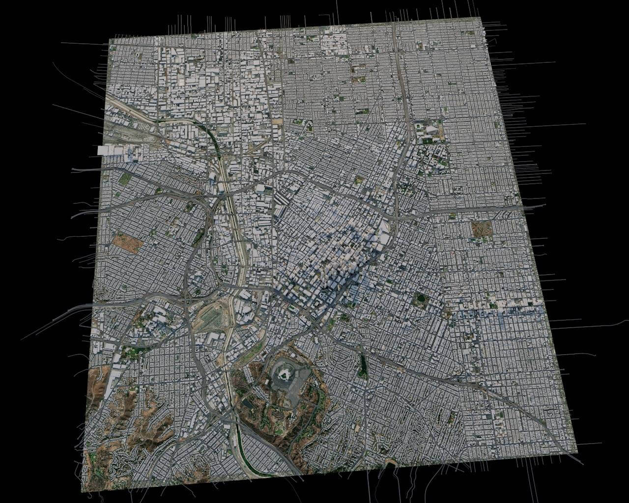 Los Angeles California - 3D Model by 3dstudio