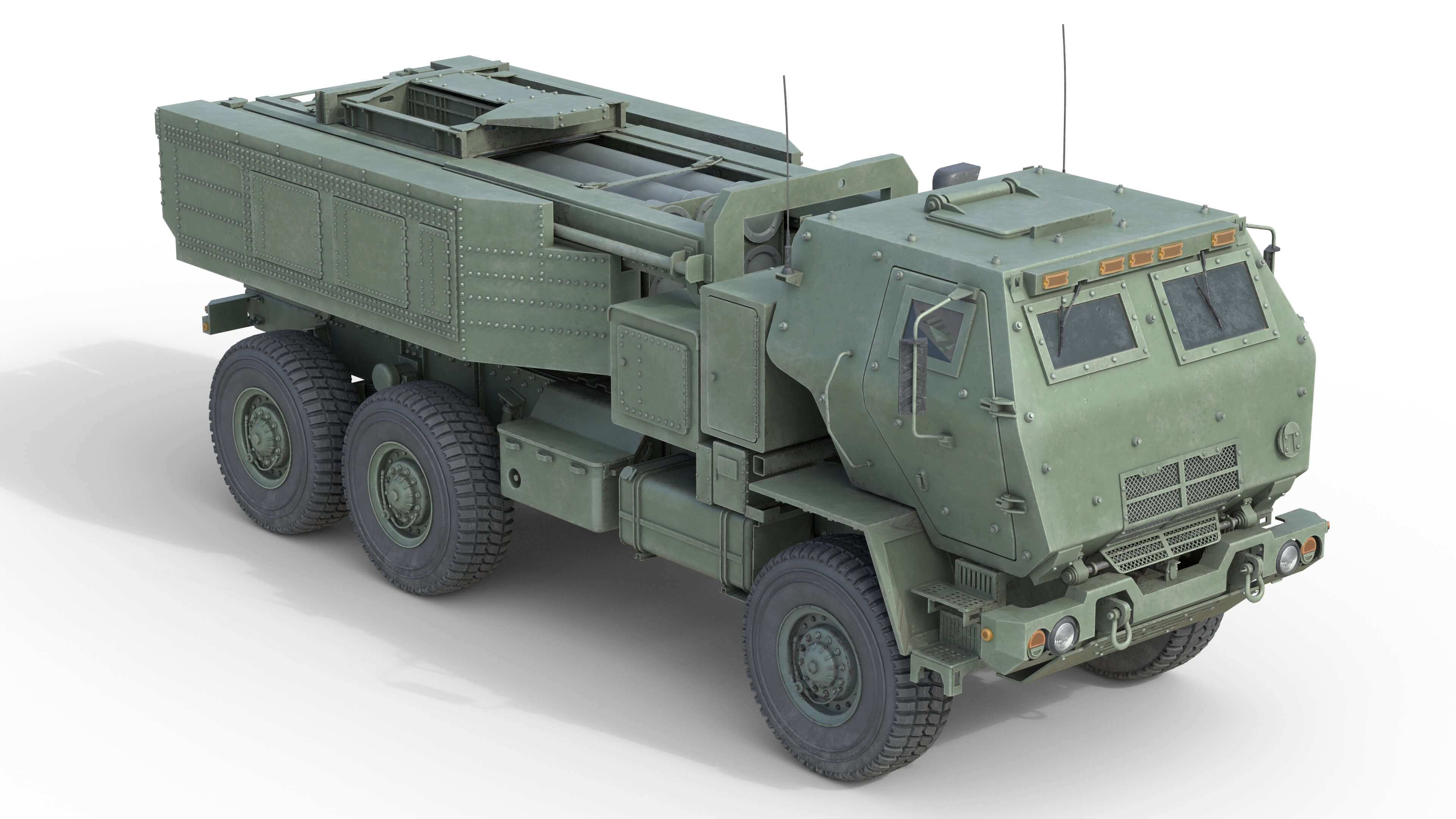 Lockheed M142 Engine M142 High Mobility Artillery Rocket System - 3D Model by 3dstudio