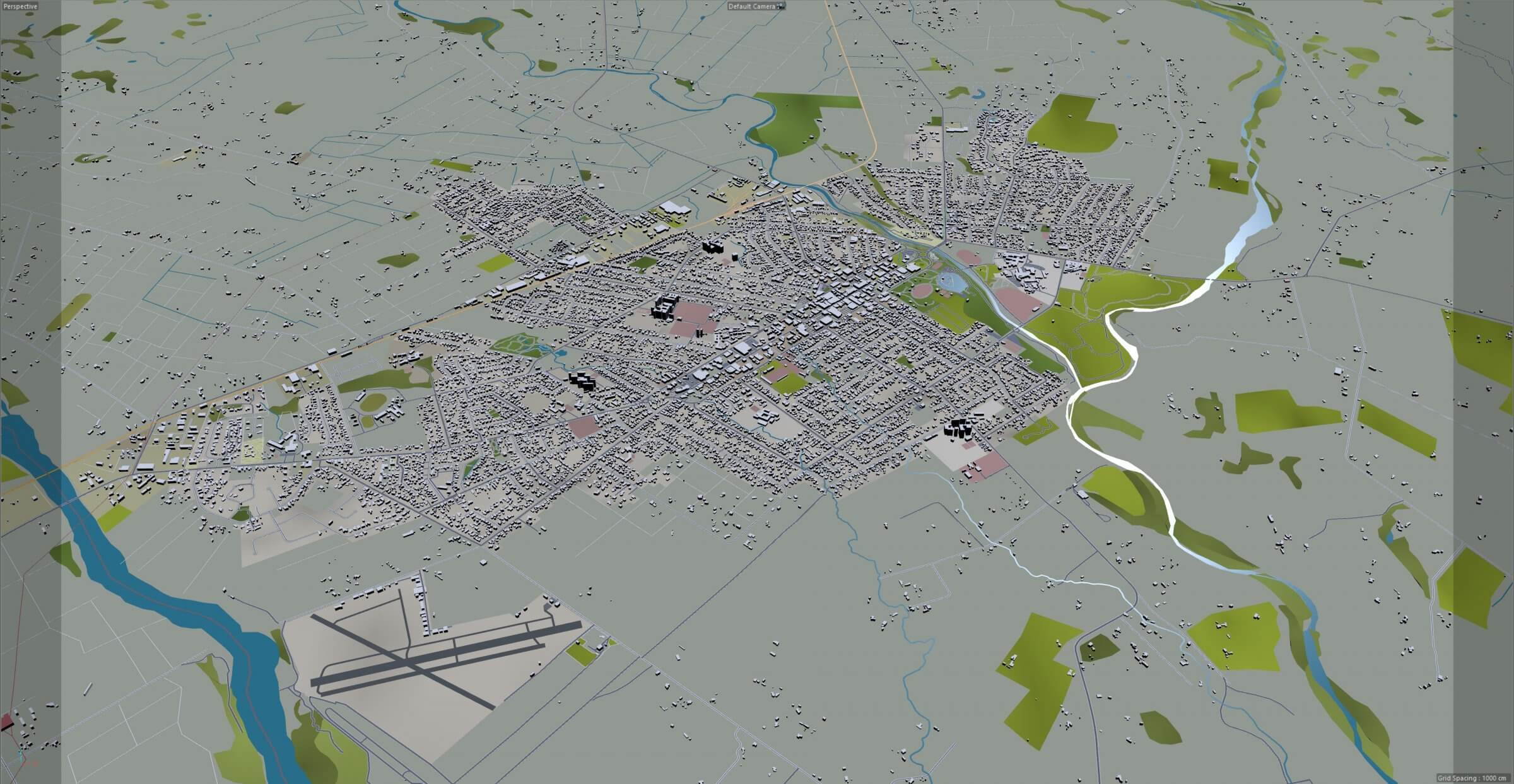 Masterton Carterton, New Zealand 130km 3D Model by 3dstudio