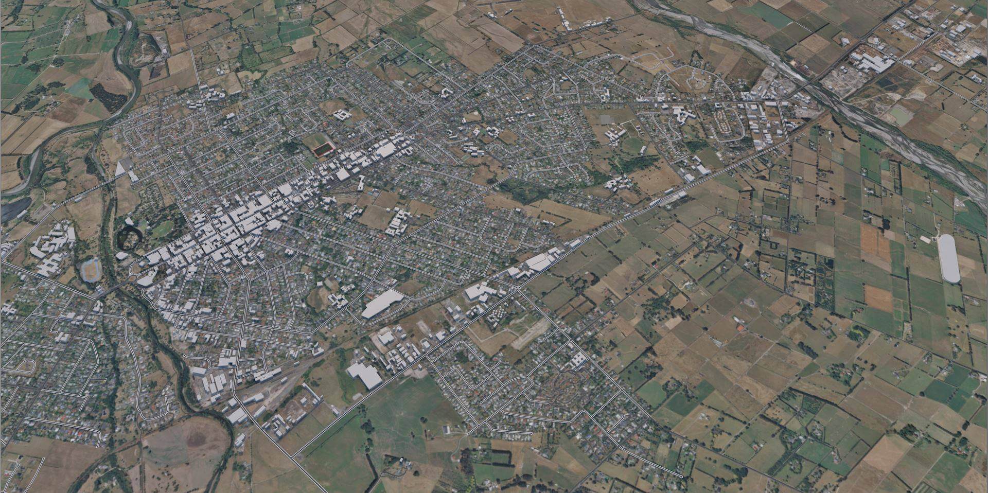 Masterton New Zealand - 3D Model by 3dstudio