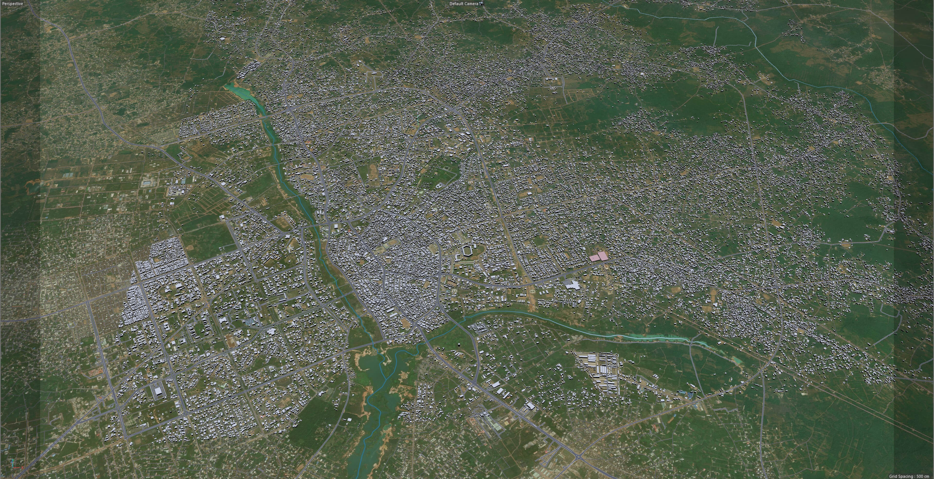 Owerri City Nigeria 3D Model 30km by 3dstudio