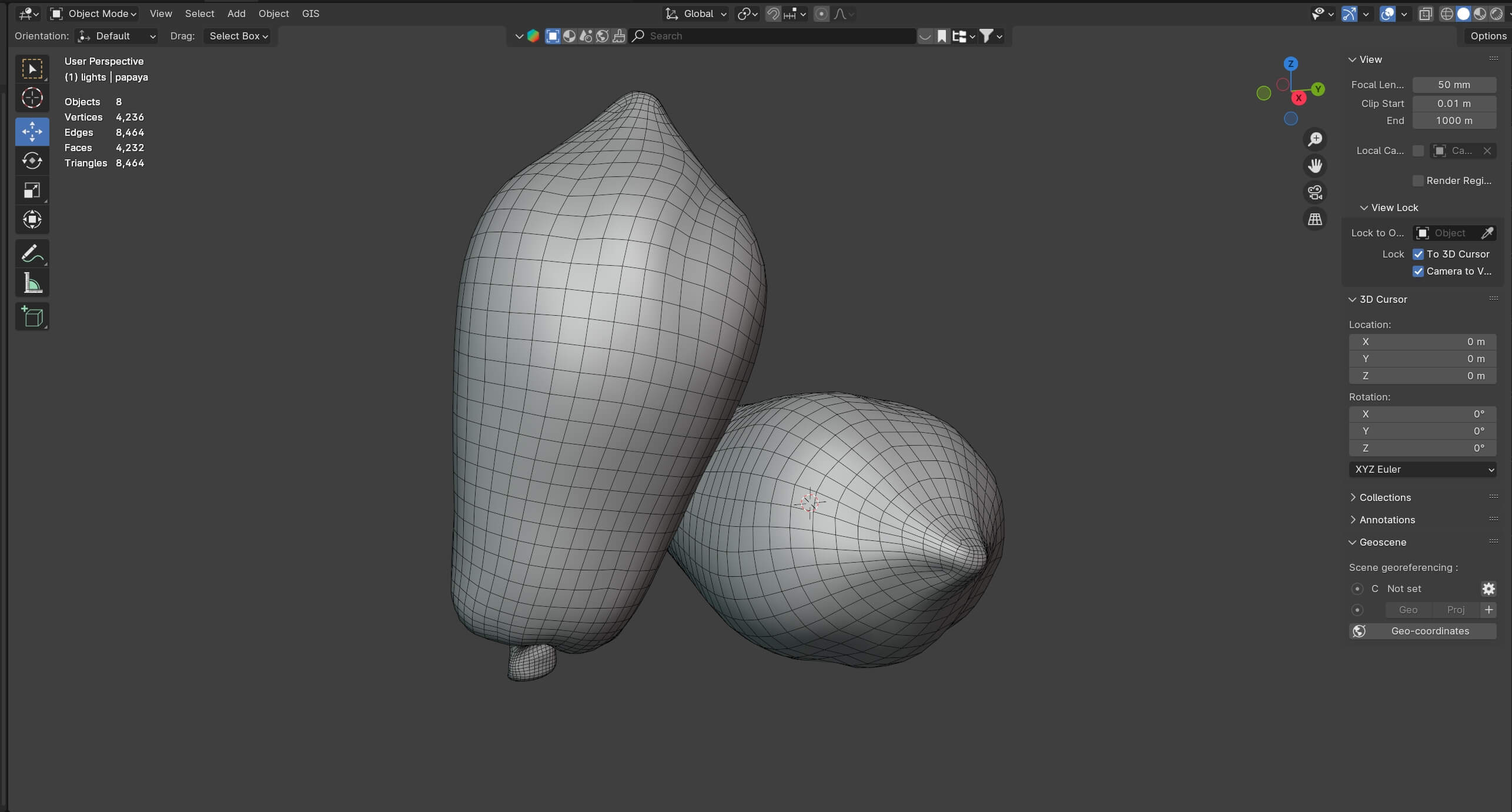 Papaya Full model by 3dstudio