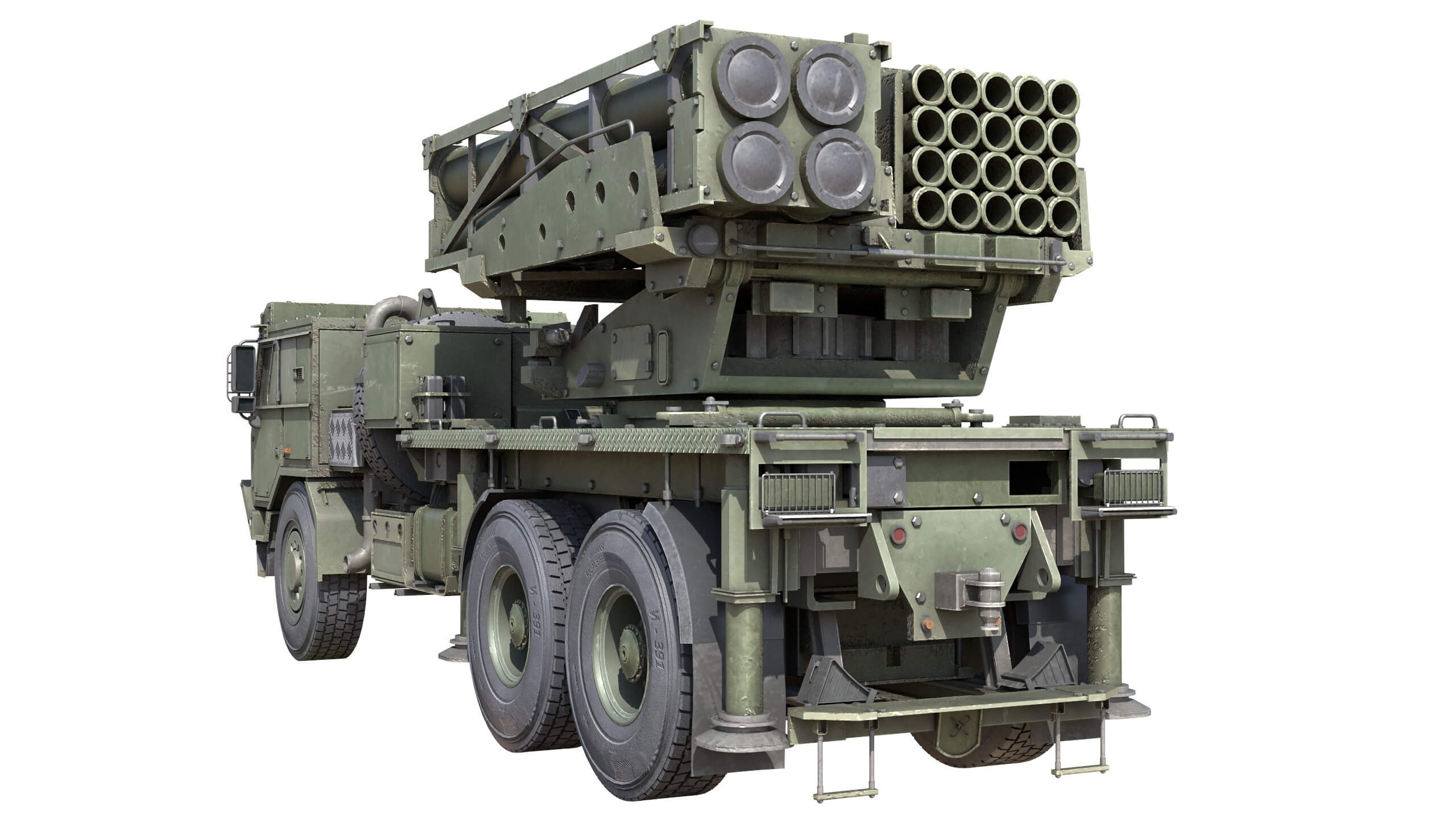 Puls Multiple Rocket Launcher - 3D Model by 3dstudio